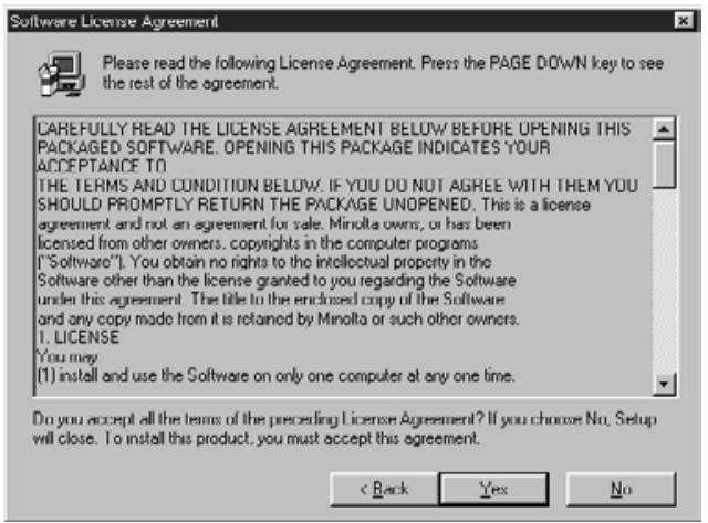 KONICA MINOLTA SCAN MULTI II SOFTWARE - FORWINDOWS98 - 3