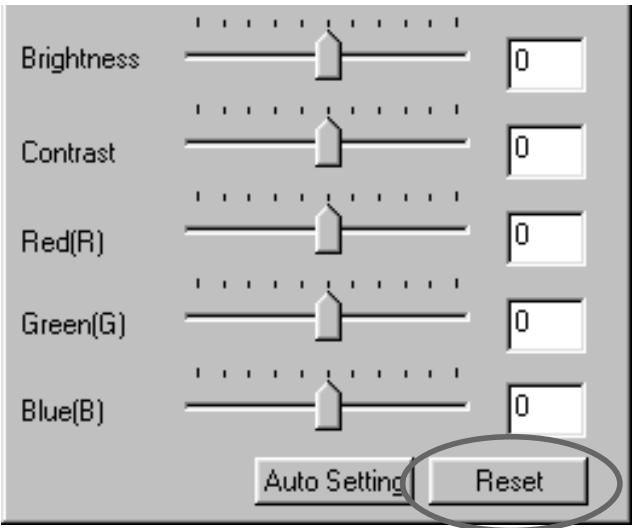 KONICA MINOLTA SCAN MULTI II SOFTWARE - CORRECTING BRIGHTNESS/CONTRAST/COLOR BALANCE - RESET - 1
