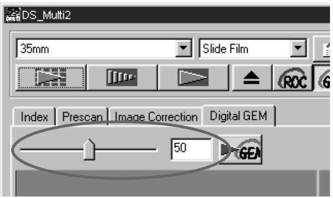 KONICA MINOLTA SCAN MULTI II SOFTWARE - Digital GEM Adjust slider - 2