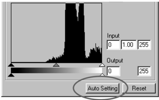 KONICA MINOLTA SCAN MULTI II SOFTWARE - CORRECTING THE HISTOGRAM - AUTO SETTING - 1