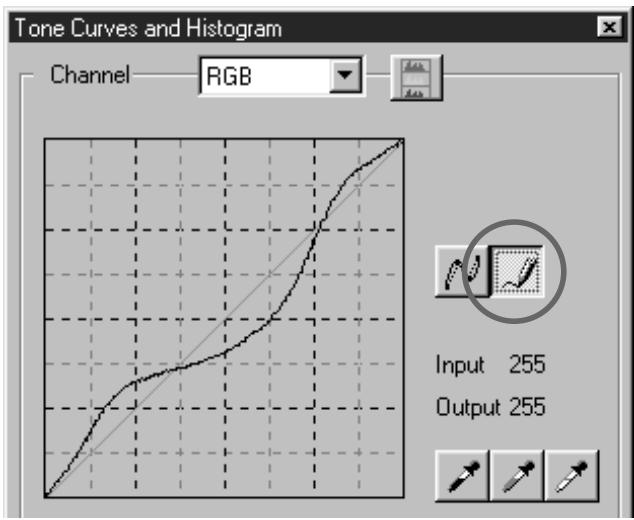 KONICA MINOLTA SCAN MULTI II SOFTWARE - TONE CURVES BY FREEHAND - 1