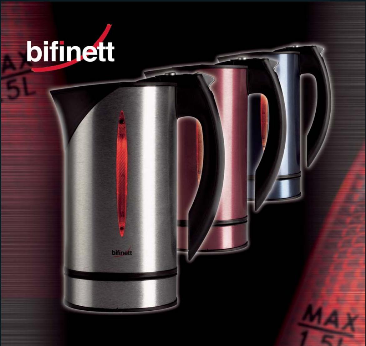 BIFINETT KH 1024 ALUMINIUM WATER KETTLE - 1