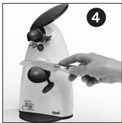 BIFINETT KH 109 ELECTRIC CAN OPENER WITH INTEGRATED KNIFE SHARPENER - 3