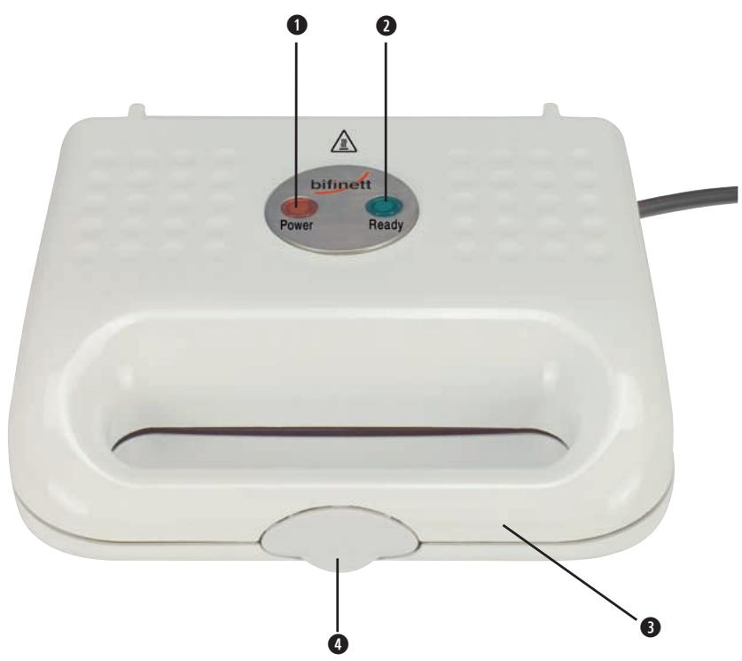 BIFINETT KH 1121 SANDWICHMAKER - TOSTIERA SANDWICH - 2