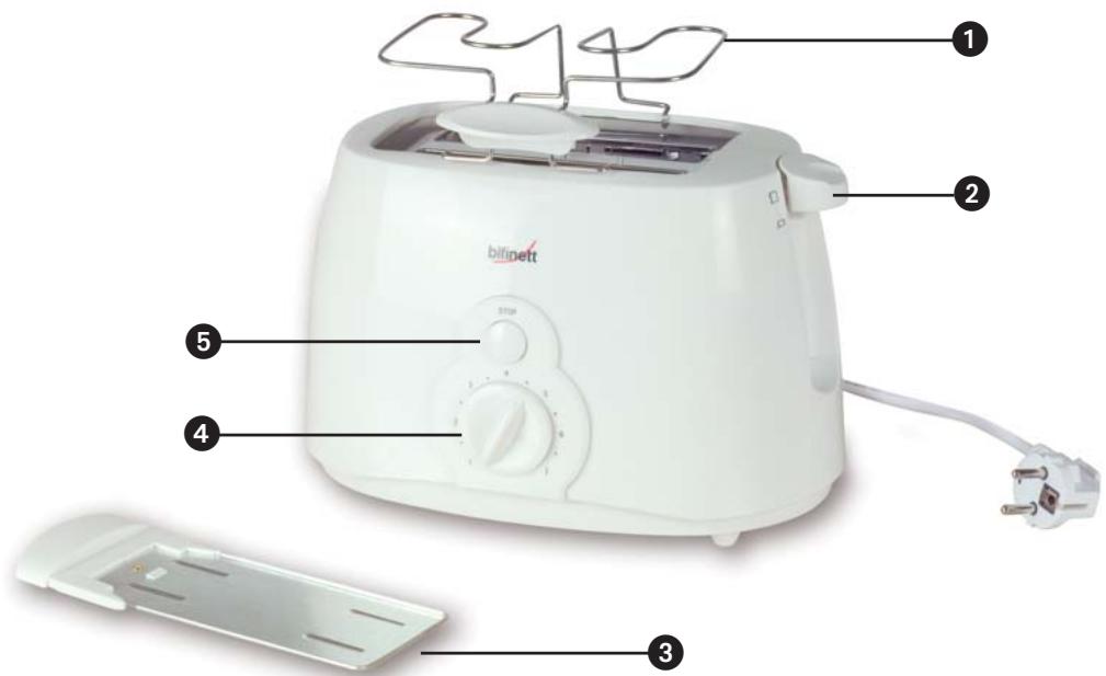 BIFINETT KH 1129 TOASTER - 3