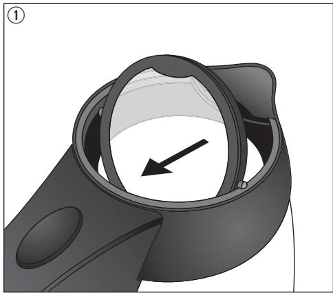 BIFINETT KH 1142 ELECTRIC KETTLE - Ta av locket - 1