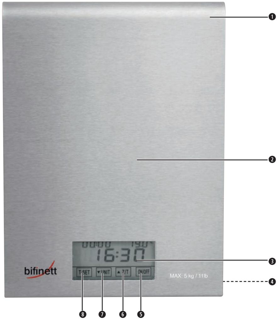 BIFINETT KH 1157 KITCHEN SCALES - 1