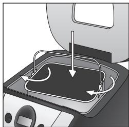 BIFINETT KH 1172 AUTOMATIC BREAD MACHINE - Removing and replacing the baking mould - 2