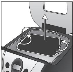 BIFINETT KH 1172 AUTOMATIC BREAD MACHINE - Sacar y colocar el molde - 1