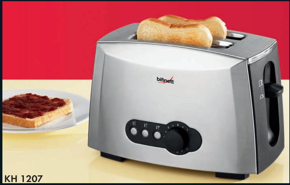 BIFINETT KH 1207 TWO SLICE TOASTER - TWO SLICE TOASTER - 1