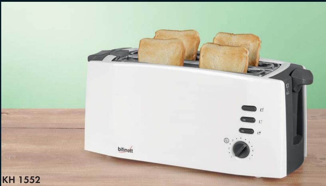 BIFINETT KH 1552 DUAL LONG-SLIT TOASTER - TOSTAPANE A DUE FESSURE - 1