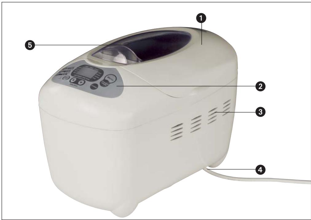 BIFINETT KH 2232 AUTOMATIC BREAD MAKER - bifinett - 2
