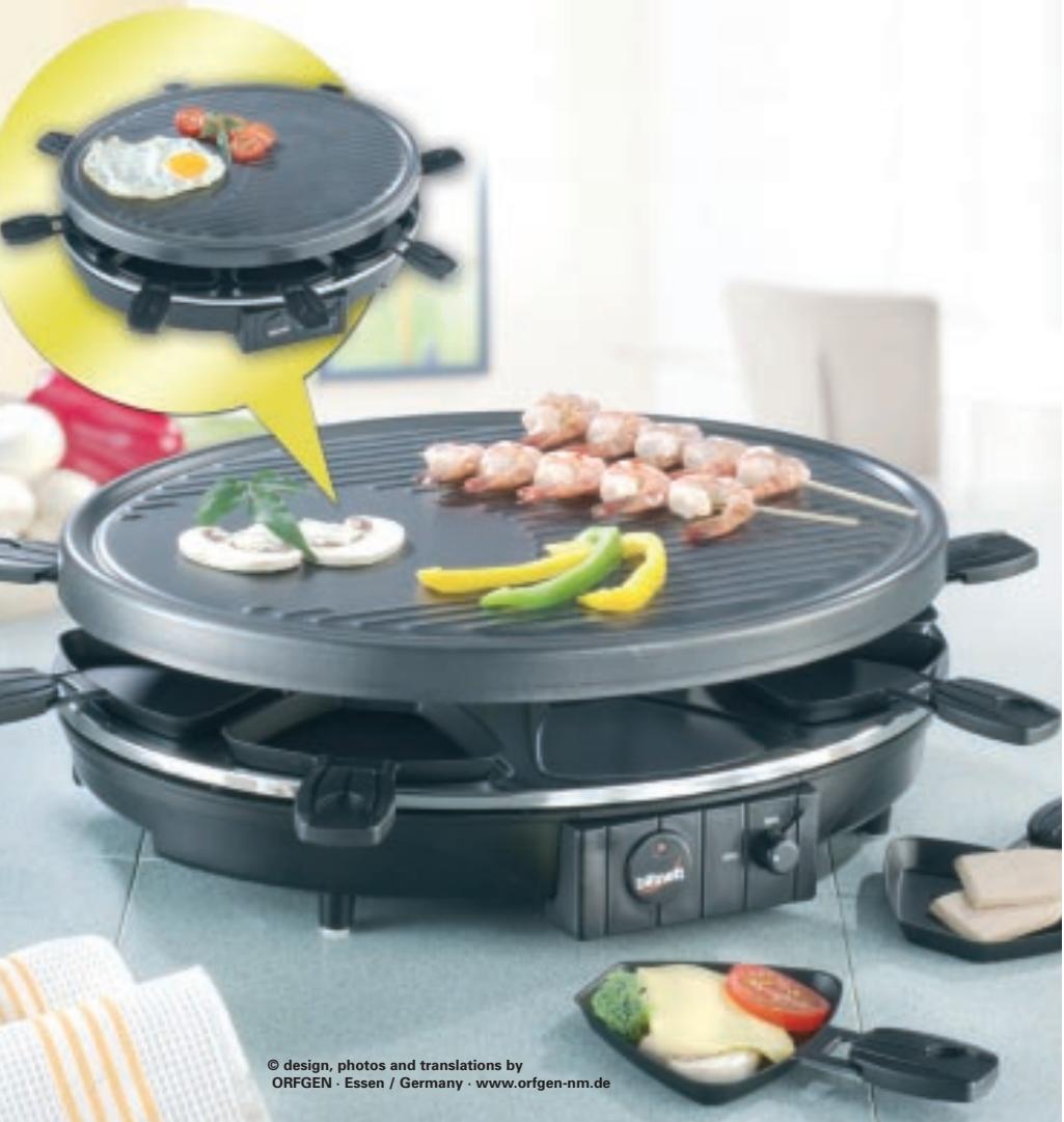 BIFINETT KH 398 RACLETTE-GRILL - bifinett - 1