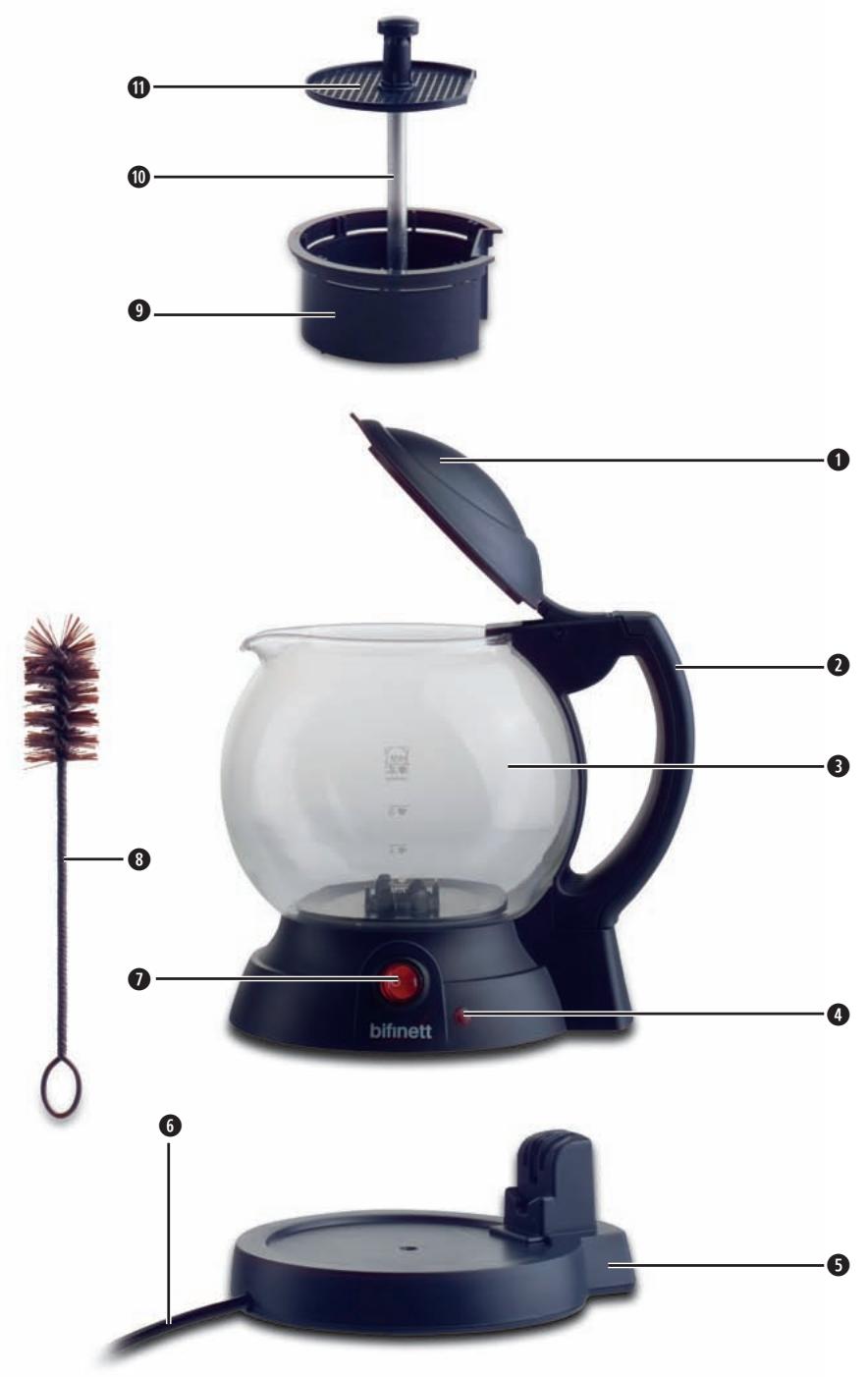 BIFINETT KH 601 ELECTRIC TEA MAKER - 1