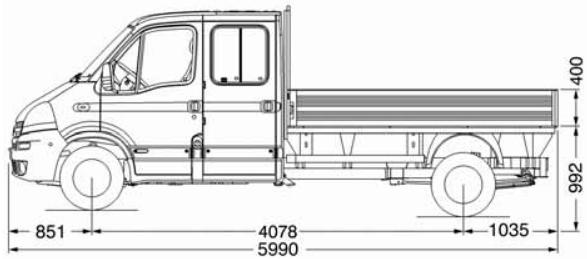 FORD MOVANO - Plateau-Ridelles sur Double-Cabine XL - 1