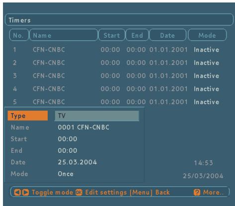 STRONG SRT 4120 - TIMER MENU - 1
