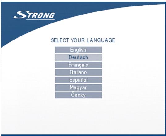 STRONG SELECT YOUR LANGUAGE English Deutsch Français Italiano Español Magyar Česky