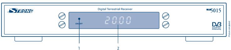 STRONG Digital Terrestrial Receiver 5015 ON/OFF 2000 1 2 DB Digital Time Biomassining Policies SMIDLED