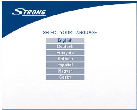 STRONG SELECT YOUR LANGUAGE English Deutsch Français Italiano Español Magyar Cesky