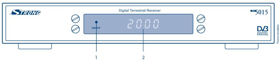 STRONG Digital Terrestrial Receiver 5015 ON/OFF 2000 DV3 DigitalVideo Blotshating Picture simulated 1 2