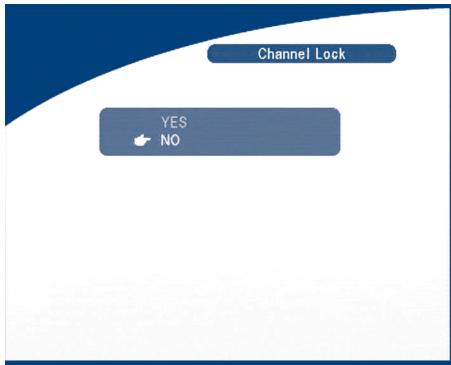 Channel Lock YES NO