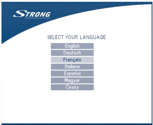 STRONG SELECT YOUR LANGUAGE English Deutsch Français Italiano Español Magyar Česky