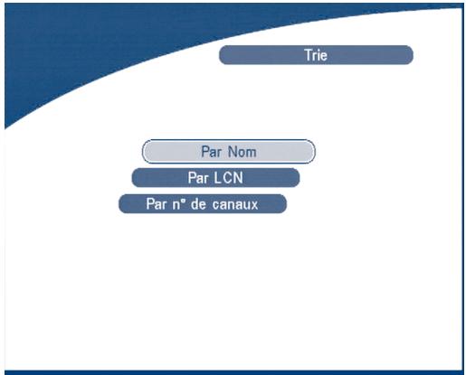 Trie Par Nom Par LCN Par n° de canaux