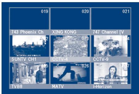 019 020 021 743 Phoenix Ch XING KONG 747 Channel |V SUNTV CH1 CCTV-4 CCTV-9 025 026 TVB8 MATV i-Horizon