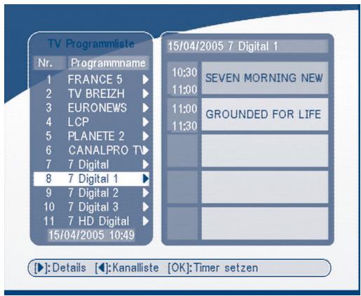 STRONG SRT 5005 - EPG-Funktion (Elektronische Programmführung) - 2