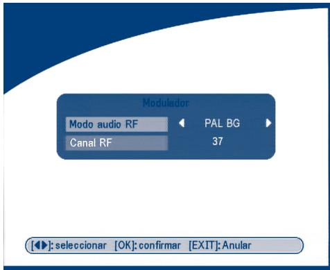 STRONG SRT 5005 - ■ Ajustes del modulador (solamente para el modelo SRT 5015) - 1