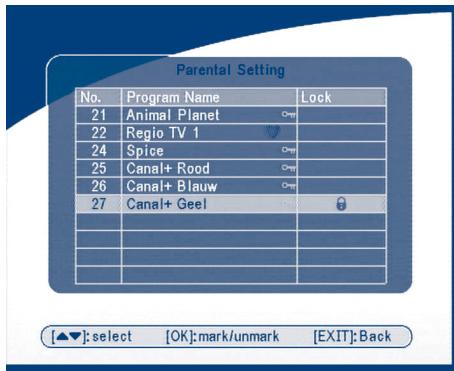 STRONG SRT 5010 - Parental setting - 1
