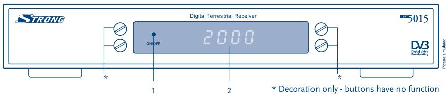 STRONG SRT 5010 - Front Panel - 1