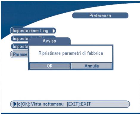 STRONG SRT 6005 - Parametri di fabbrica - 1
