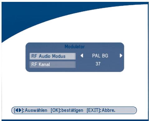 STRONG SRT 6005 - Modulatoreinstellungen - 1