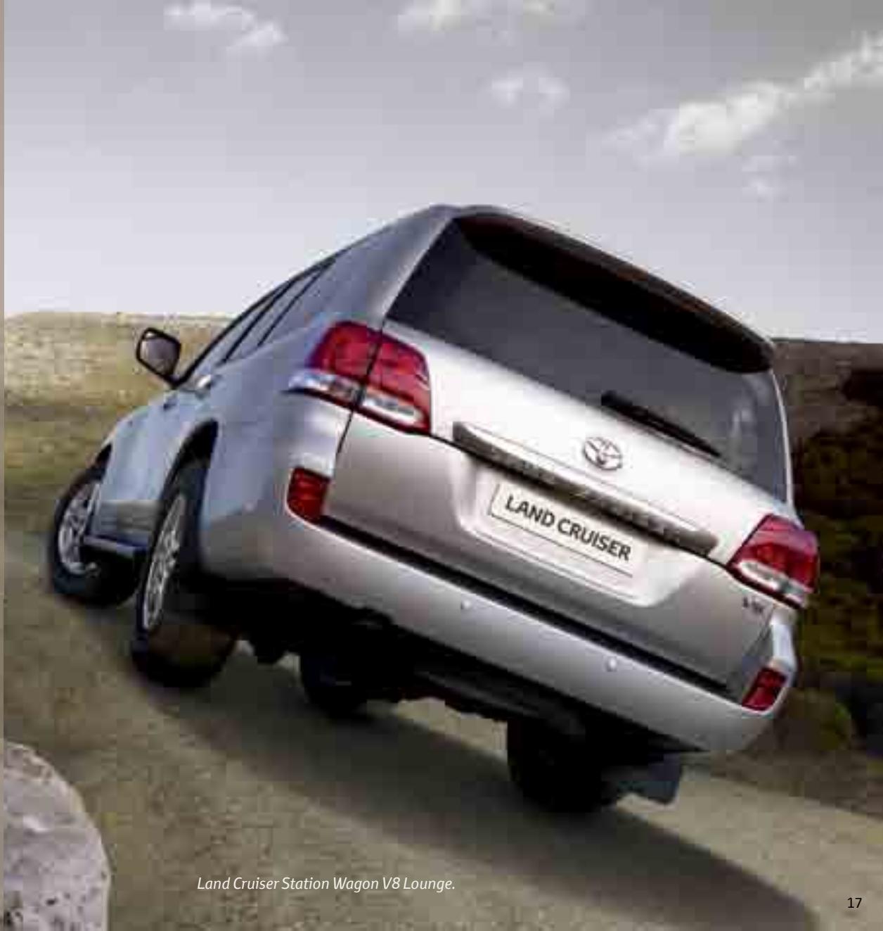 TOYOTA LAND CRUISER STATION WAGON V8 - Un meilleur contact au sol pour une plus grande stabilité. - 4
