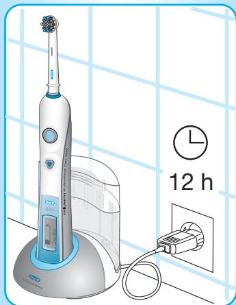 BRAUN ORALB PROFESSIONALCARE 9500 - Connecting and charging - 1