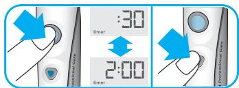 BRAUN TRIUMPH PROFESSIONAL CARE - Persönliche Einstellung des Timers - 3