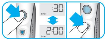 BRAUN TRIUMPH PROFESSIONAL CARE - Personalizing the timer - 3