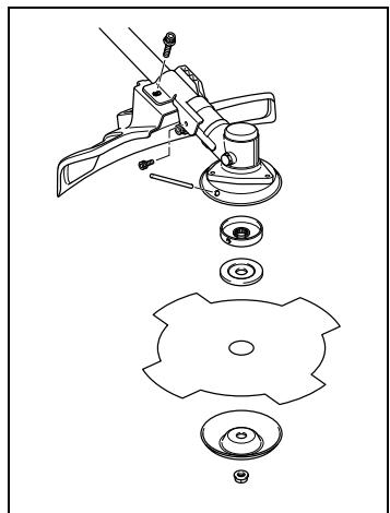 MAKITA BCM3300 - - Instalación del disco de corte - 4