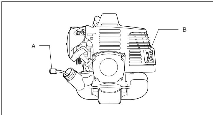 MAKITA BCM3300 - Nettoyage de l'orifice de sortie du silencieux - 1
