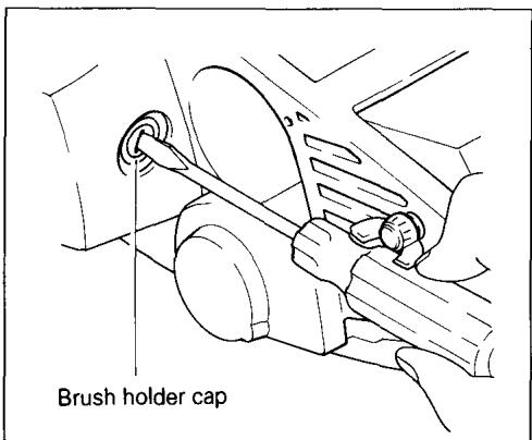 MAKITA 1002BA - Replacing carbon brushes - 3
