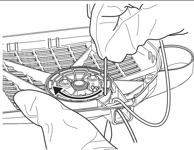 MAKITA DPC6441 - Replacing the starter cable - 4