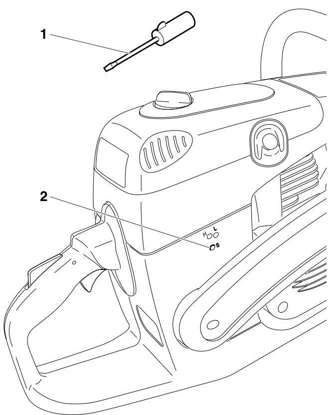 MAKITA DPC6441 - Readjust the idling speed. - 2