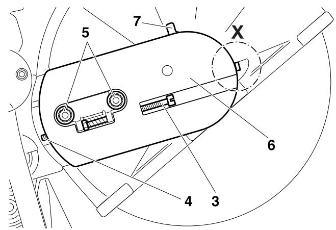 MAKITA DPC6441 - Dispositif de coupe en position médiane / position extérieure - 1
