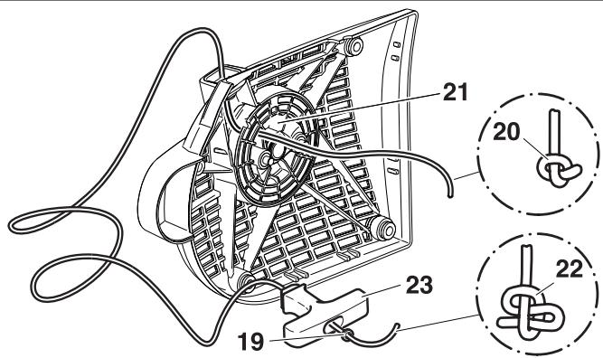 MAKITA DPC7340 - Replacing the starter cable - 3