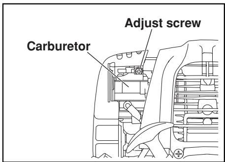 MAKITA EW220R - ADJUSTING IDLING RPM (CARBURETOR) (EW120R) - 3