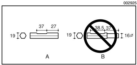 MAKITA HM1211B - Installing or removing the bit - 1