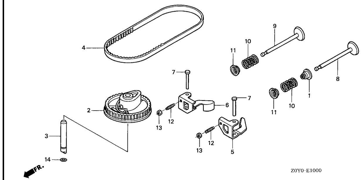 MAKITA MOTEUR PM5365 S3 - CAMSHAFT PULLEY - 1