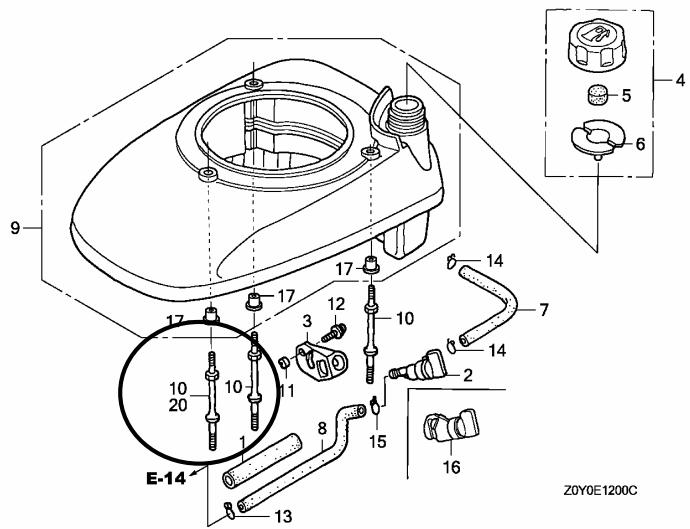 MAKITA MOTEUR PM5365 S3 - GCV190A-C1E,C2E,D1E AND D2E TYPES sales parts information - 1