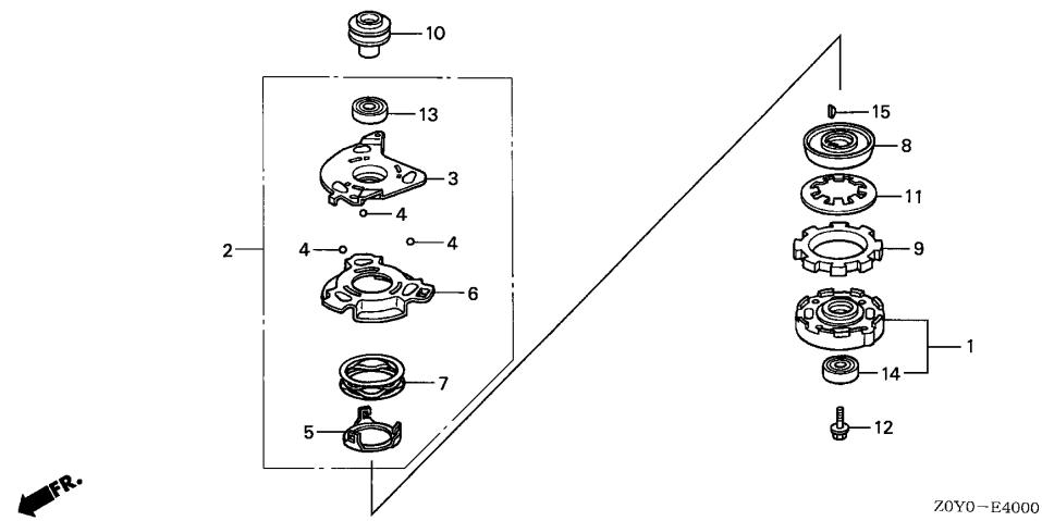 MAKITA MOTEUR PM5365 S3 - GCV190A-A1C,A1G7,BHH,N1A,N1AF,N1G7,N1U,N2G7,N2U,N5A,N5AF and S3A TYPES sales parts information - 7